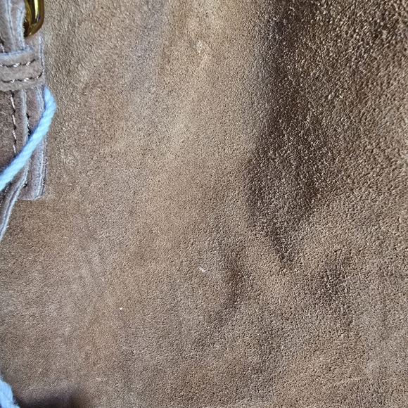 Haute Hippie New Merci Suede Leather Cinched Tote Shoulder Bag Purse & Pouch - Picture 11 of 15